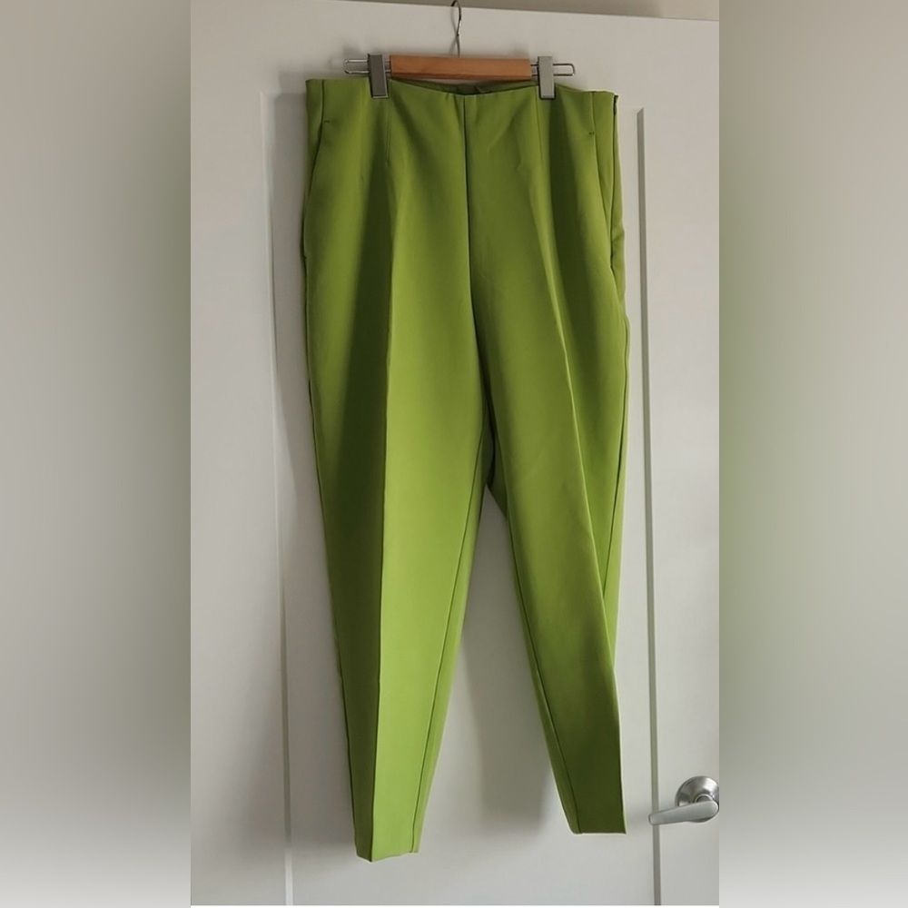 Dynamite Lime Green Women's Blazer Pantsuit Jacket - Picture 2 of 9